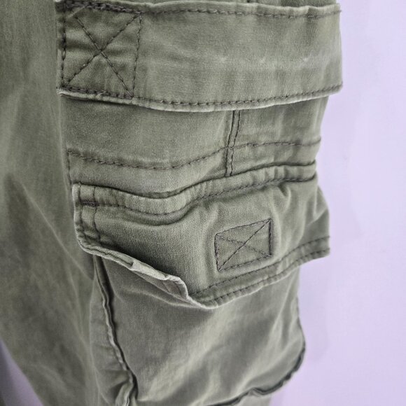 Lovegen Green Cargo Ulility Military Style Pants Size 3/27 Juniors - Picture 7 of 15